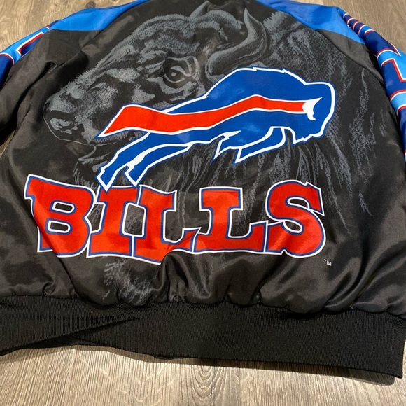 Vintage Buffalo Bills Chalk Line Fanimation Jacket, Made in USA - Picture 10 of 10